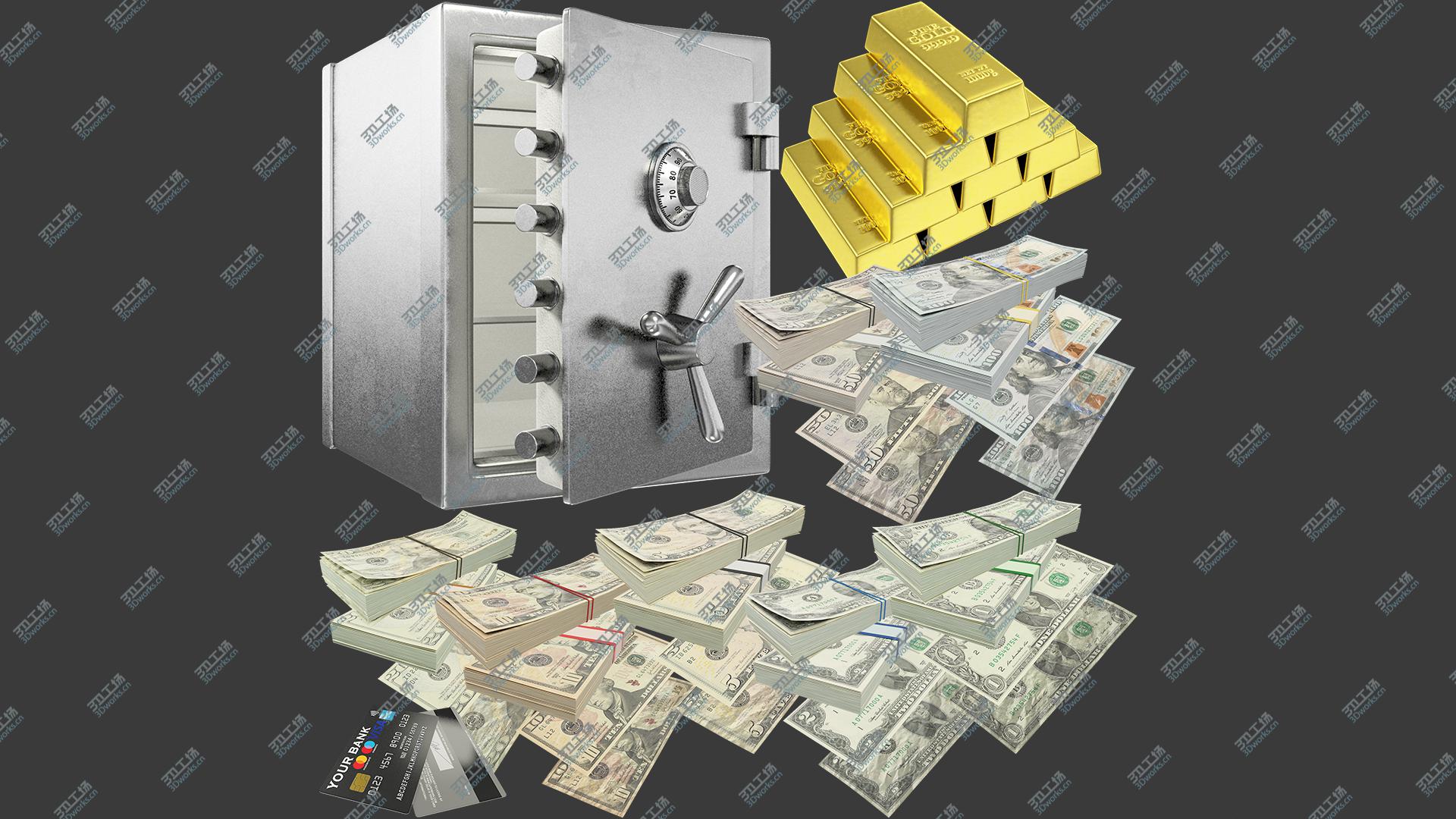 images/goods_img/20210313/3D model Money and Gold and Safe Collection V1/1.jpg